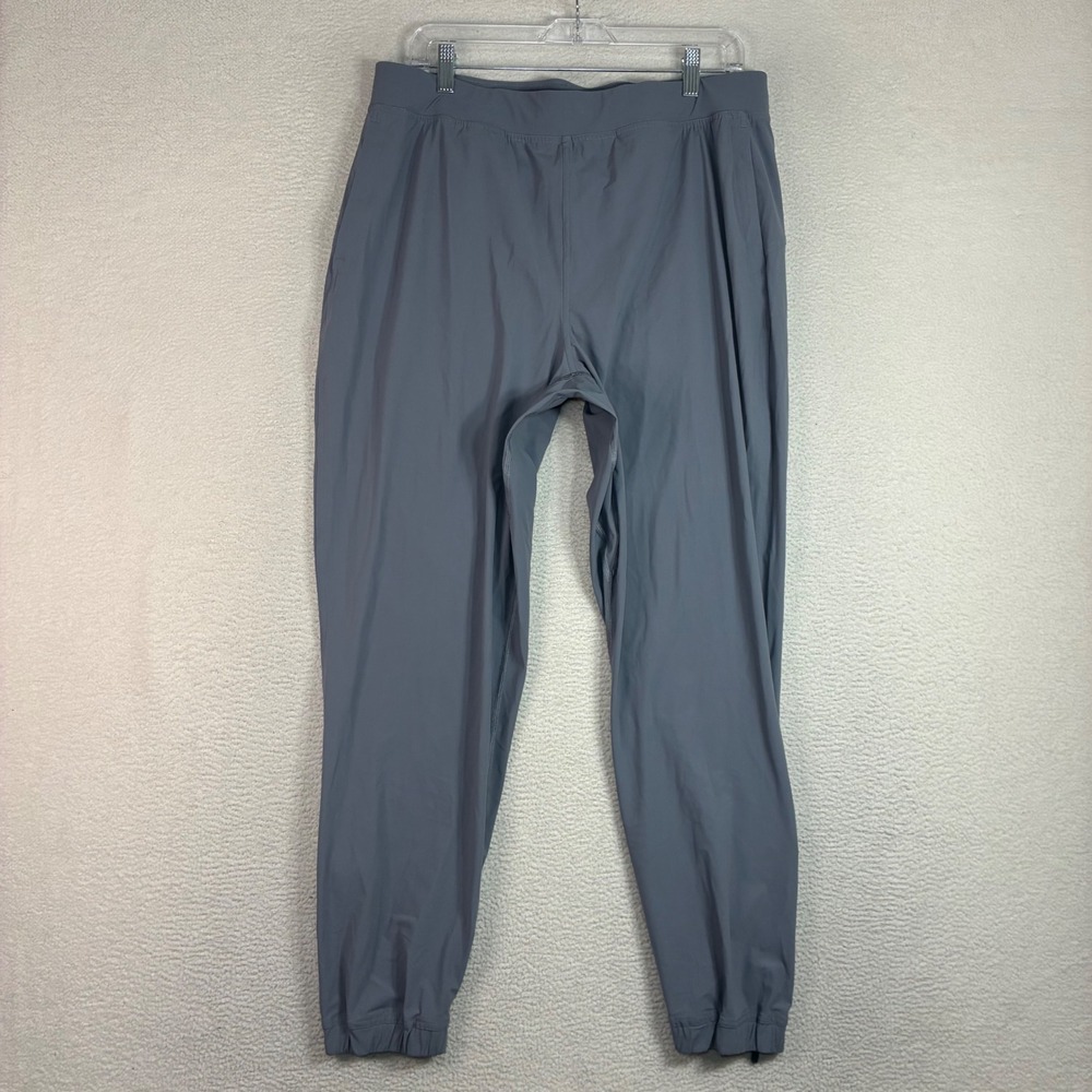 Lululemon Adaptive Pants Women 14 Gray Joggers Stretch Athletic Gym Running